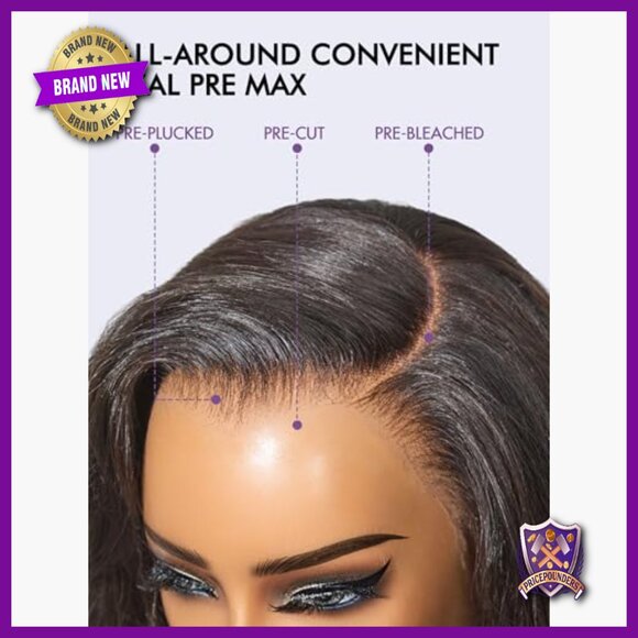 18 Inch Human Hair Wig Glueless Lace Front Body Wave Pre Plucked main image 4